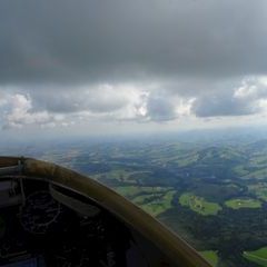 Flugwegposition um 08:14:44: Aufgenommen in der Nähe von Gemeinde Nußbach, Nußbach, Österreich in 1262 Meter